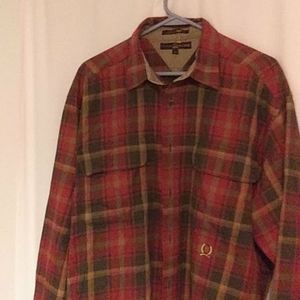 Tommy Hilfiger plaid long sleeve L